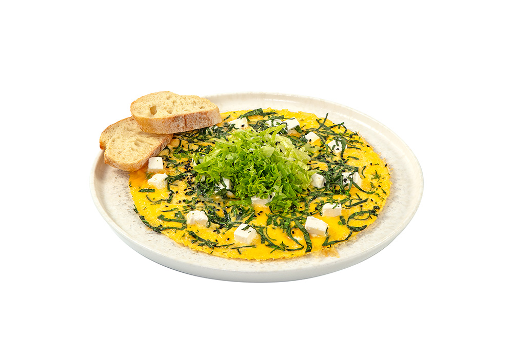 Peynirli Otlu Omlet